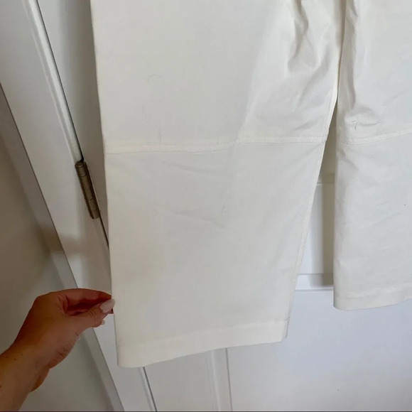 NEW Theory Tinley Twill Cropped Wide Leg Pants - Picture 14 of 16